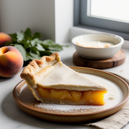Upside Down Peach Pie (M_c-Tx recipe image