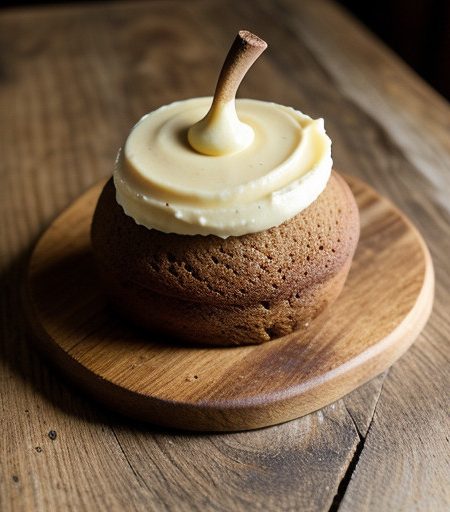Upside Down Pear Gingerbread recipe image