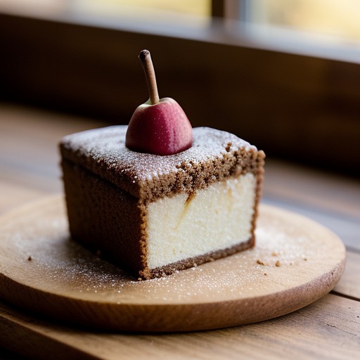 Upside-Down Pear Gingerbread (7.5 PTS recipe image
