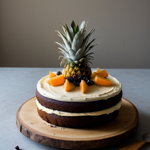 Upside-Down Pineapple-Raisin-Carrot Cake recipe image