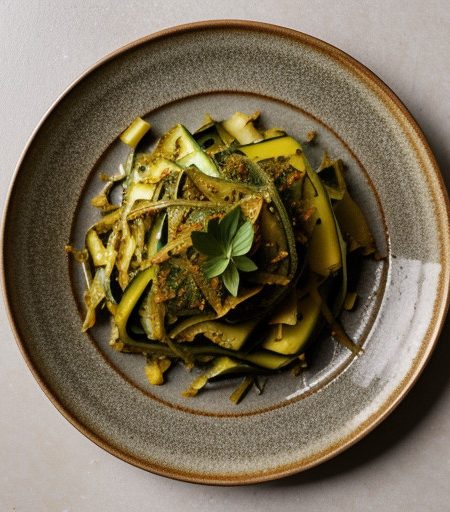 Urap Panggang Sayur - Baked Courgettes With S recipe image