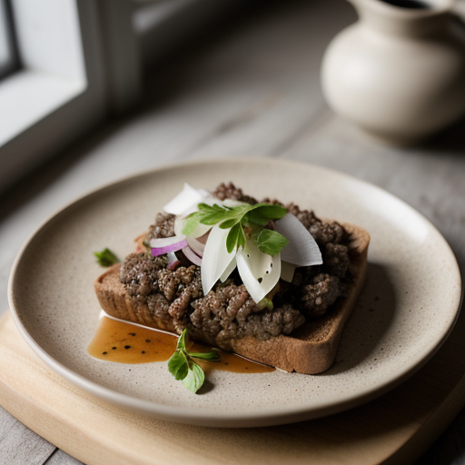 Us Navy Minced Beef on Toast for 10 Servings recipe image