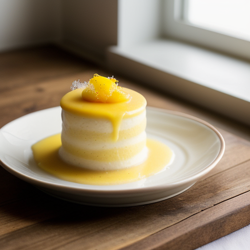 Vanilla Bavarian Cream (Crme Bavarois  La Vanille recipe image