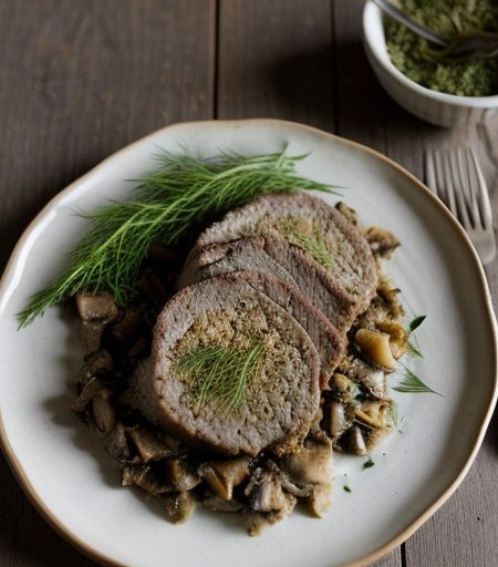 Veal Breast With Herb Stuffing recipe image