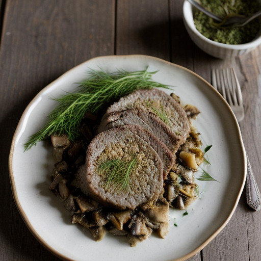 Veal Breast With Herb Stuffing recipe image