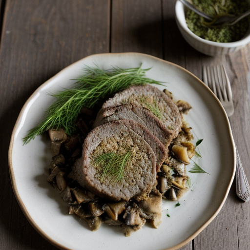 Veal Breast With Herb Stuffing recipe image