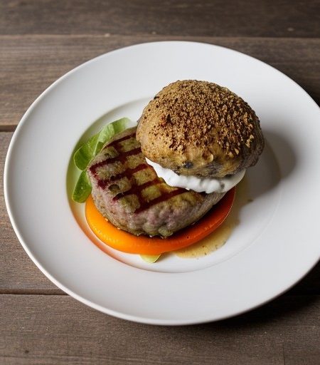 Veal Burgers With Sweet Onions recipe image