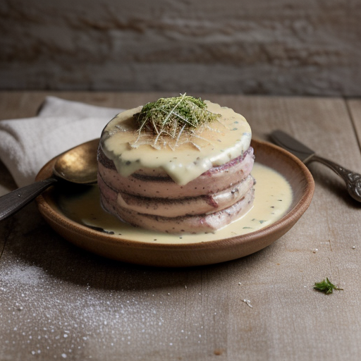 Veal Cordon Bleu With Mushroom Sauce recipe image