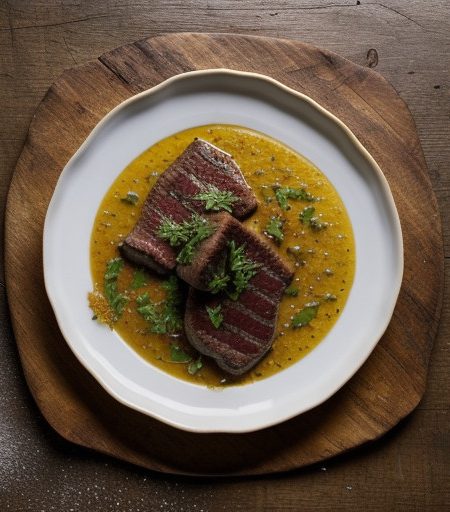 Veal Grillades & Grits recipe image