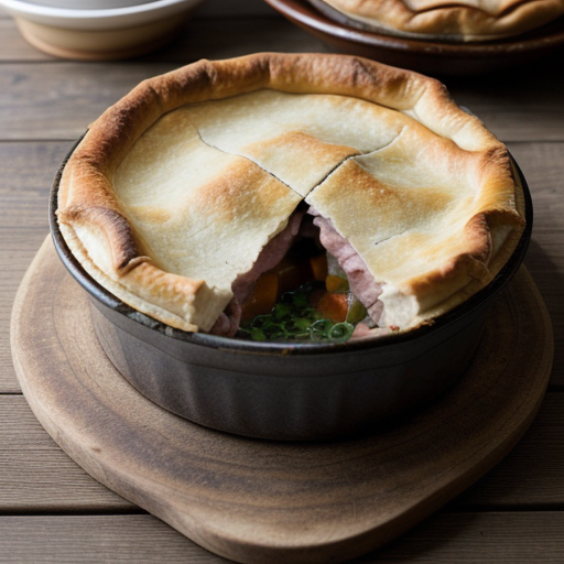 Veal-Ham Pot Pie^ recipe image