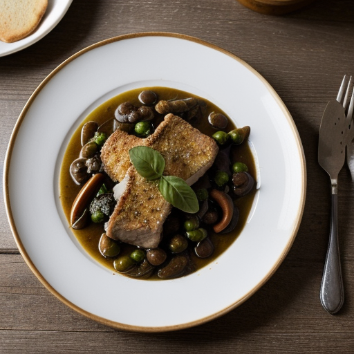 Veal Marsala With Provolone (Sallie Austin recipe image
