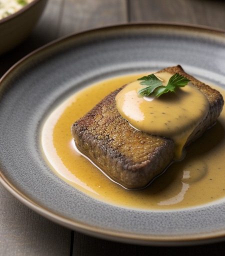 Veal Oscar With Sauce Barnaise recipe image