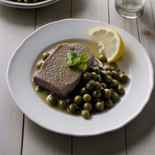 Veal Piccata With Lemon & Capers recipe image