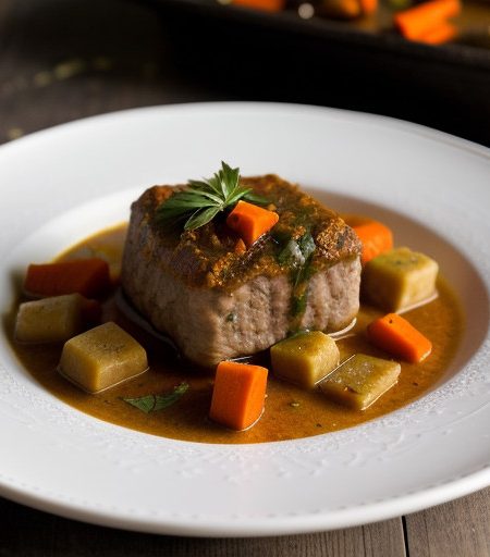 Veal Ragout With Red Pepper recipe image