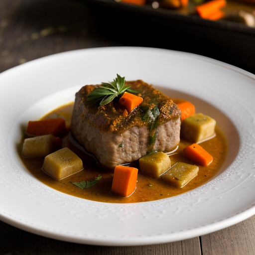 Veal Ragout With Red Pepper recipe image