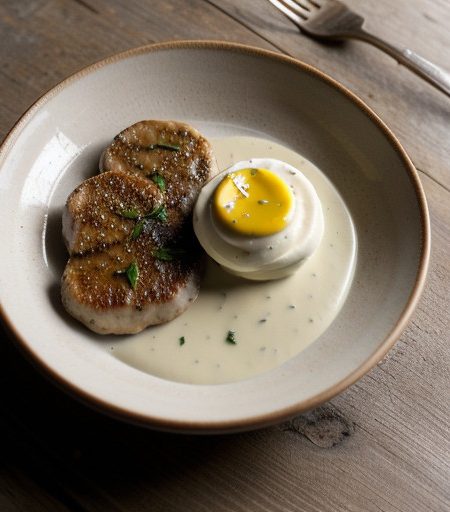 Veal Scaloppine W/Marsala Cream Sauce recipe image