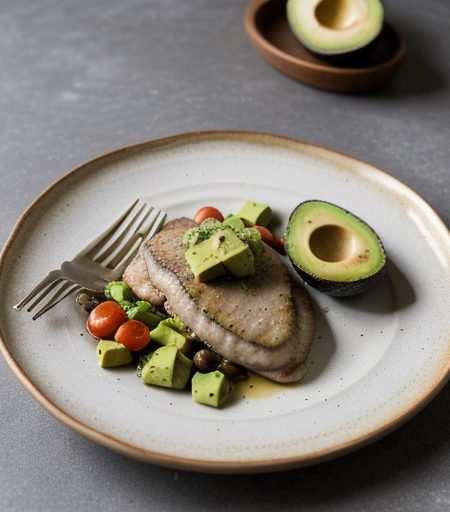 Veal Scaloppine With Avocado recipe image