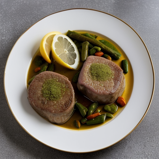 Veal Steaks With Lemon & Curry recipe image