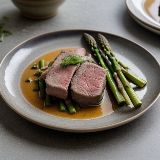Veal With Asparagus recipe image