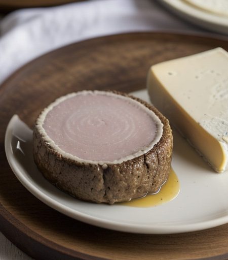 Veal With Sheeps Cheese (German recipe image