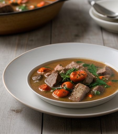 Veal-and-Crayfish Stew recipe image