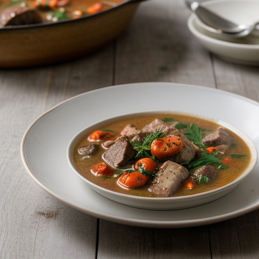 Veal-and-Crayfish Stew recipe image