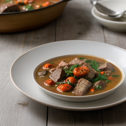 Veal-and-Crayfish Stew recipe image
