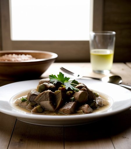 Veal and Mushroom Ragout recipe image