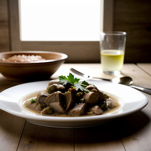 Veal and Mushroom Ragout recipe image
