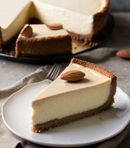 Vegan Almond Cheesecake recipe image