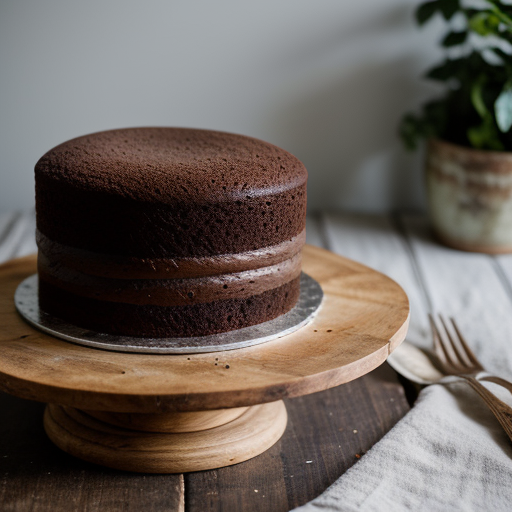 Vegan Chocolate Sponge Cake recipe image