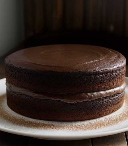 Vegan Chocolate Sponge Cake recipe image