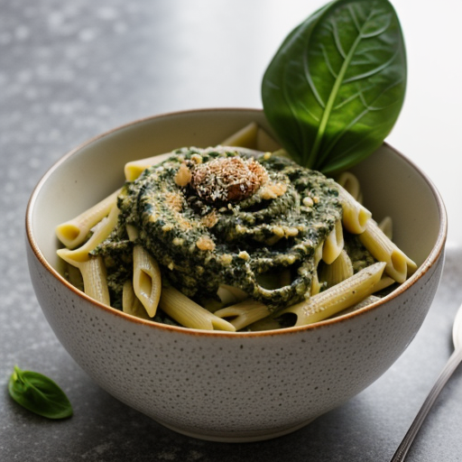 Vegan Pasta Al Pesto recipe image