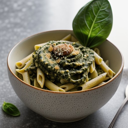 Vegan Pasta Al Pesto recipe image