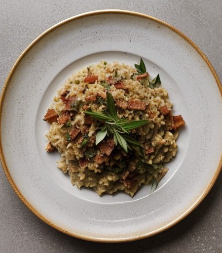 Vegetable & Bacon Risotto recipe image
