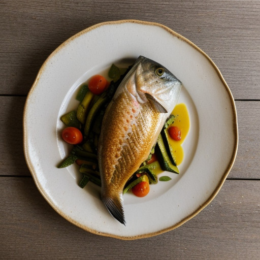 Vegetable Baked Fish recipe image