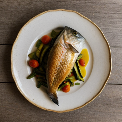 Vegetable Baked Fish recipe image