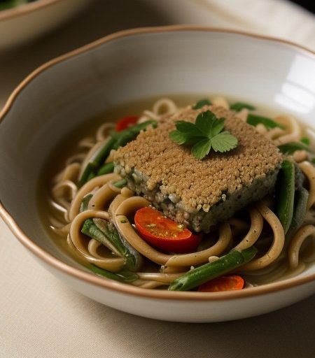 Vegetable Bean and Noodle Casserole recipe image