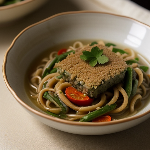 Vegetable Bean and Noodle Casserole recipe image