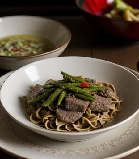 Vegetable & Beef Stroganoff With Noodles recipe image