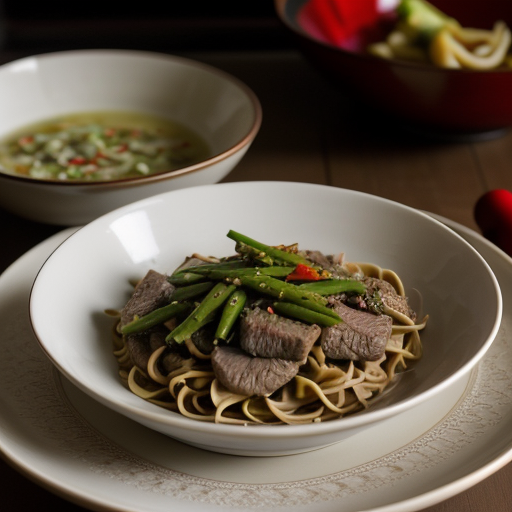 Vegetable & Beef Stroganoff With Noodles recipe image