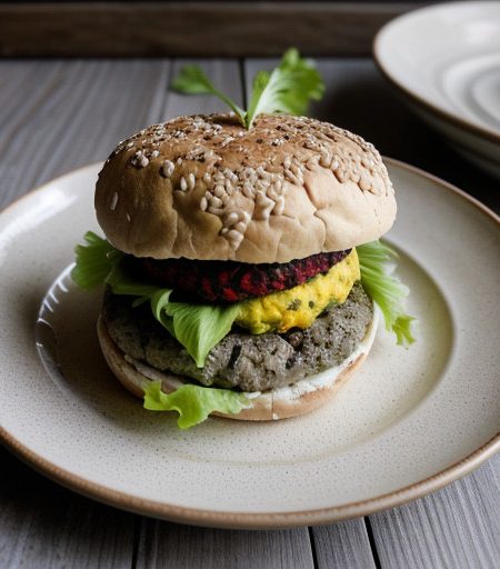 Vegetable Burger (From My Garden recipe image