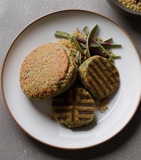 Vegetable Burgers (Welch recipe image
