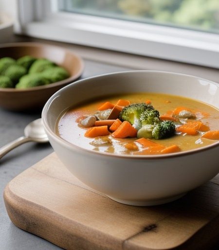 Vegetable Cheese Soup (2 PTS recipe image