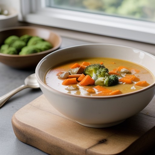 Vegetable Cheese Soup (2 PTS recipe image
