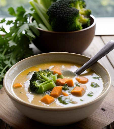 Vegetable Cheese Soup recipe image