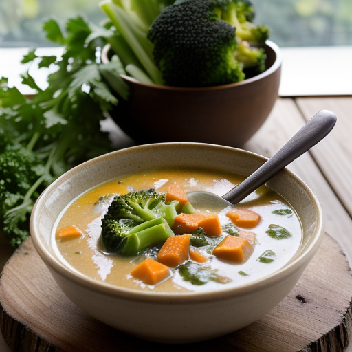 Vegetable Cheese Soup recipe image