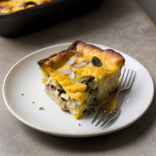 Vegetable & Cheese Strata recipe image