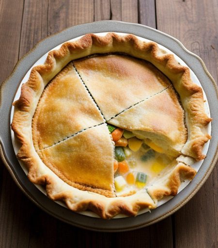 Vegetable & Chicken Pot Pie recipe image