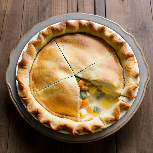 Vegetable & Chicken Pot Pie recipe image